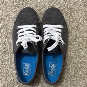 Keds Gray Sneakers with White Accents